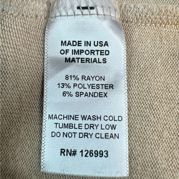 Anthropologie Cream Hooded Sweatshirt - Picture 7 of 7